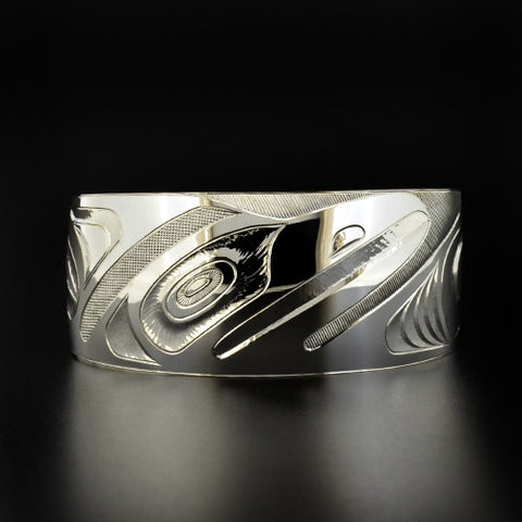 Raven and Eagle - Silver Bracelet