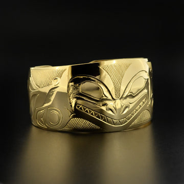 Clarence Mills - Haida Killerwhale - Gold Jewellery