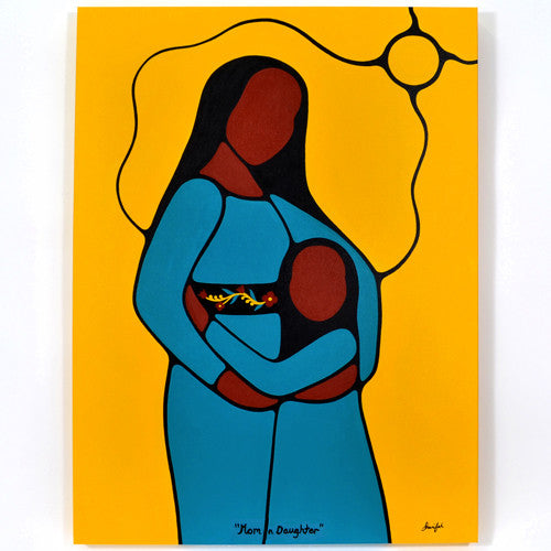 Sharifah Marsden - Mom n' Daughter - Paintings