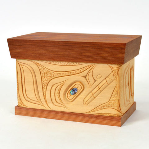 Wolf - Bentwood Chest