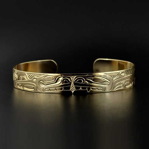 Shawn Edenshaw - Wolf and Whale - Gold Jewellery
