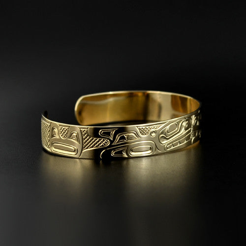 Shawn Edenshaw - Wolf and Whale - Gold Jewellery