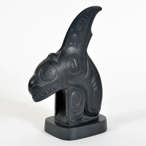 Gary Minaker-Russ - Raven Inside of Killerwhale - Argillite