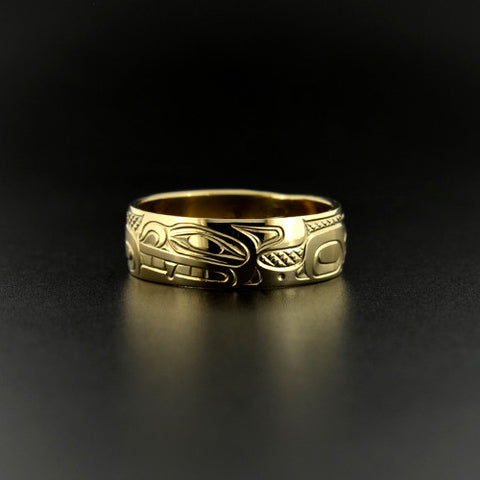 Wolf - 14k Gold Ring