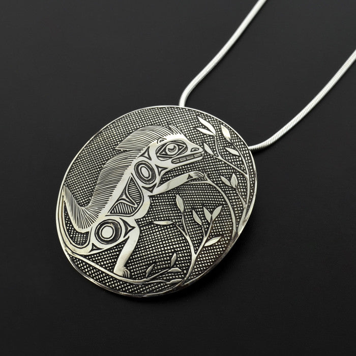 Porcupine - Silver Pendant