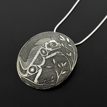 Porcupine - Silver Pendant