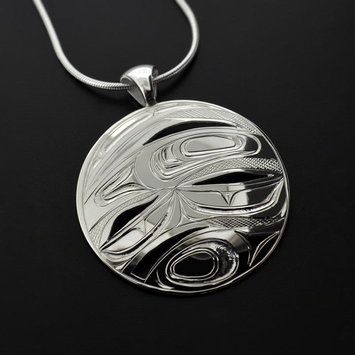 Layers of Earth and Oxygen - Silver Pendant