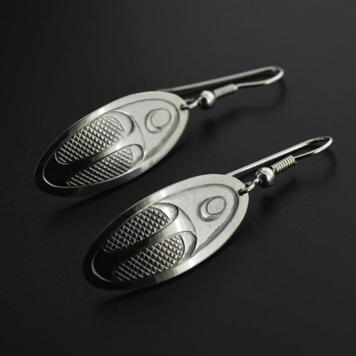 Mushrooms - Silver Earrings